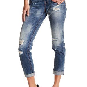 Miss Me Boyfriend Distressed Ankle Jeans Sz.27